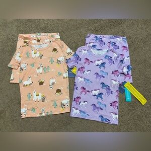 FISH STIX By Stitch Fix Girls Size 8 & 10 Lot Of 2 Summer Pajama Sets NWT Cotton